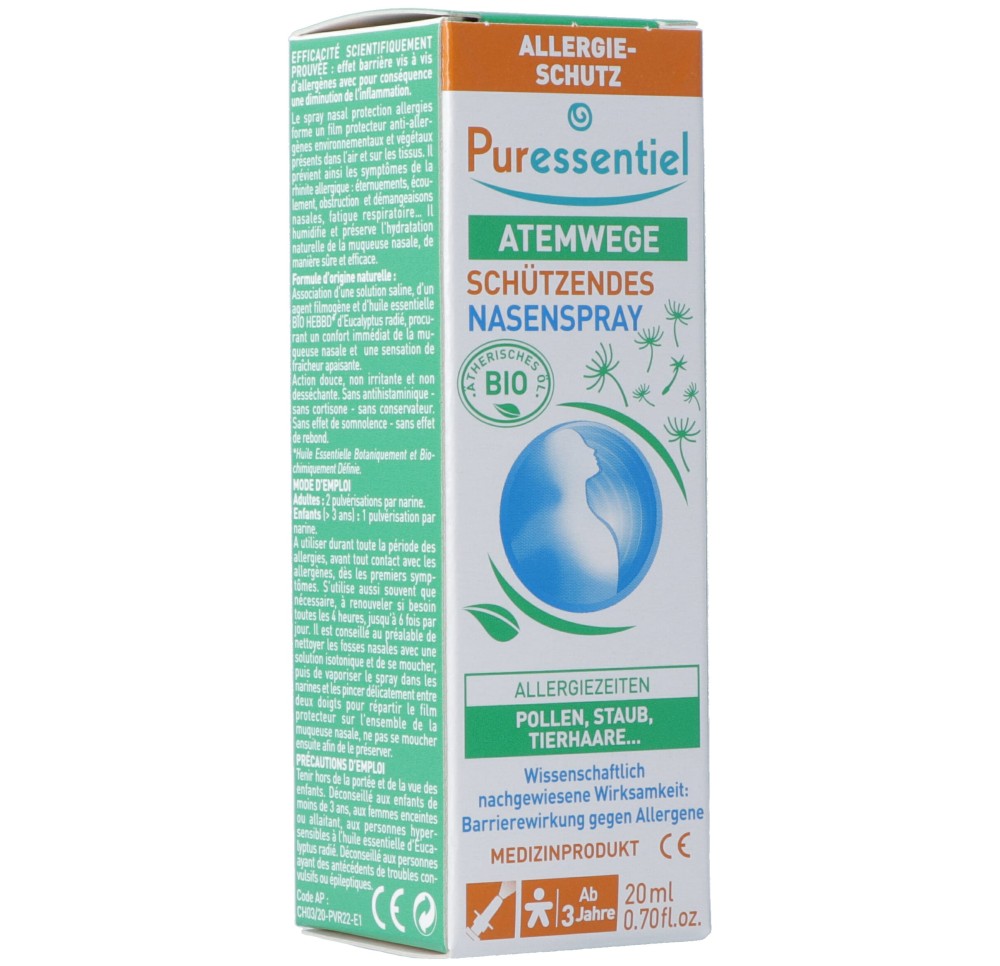 PURESSENTIEL spray protection allergies 20 ml PURESSENTIEL spray protection allergies 20 ml