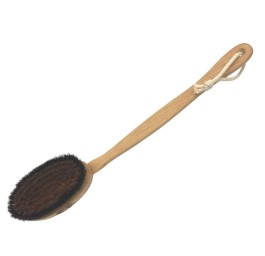 HERBA brosse bain fil bronze crin cheval hêtre