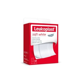 LEUKOPLAST soft white 6x10cm 10 pce