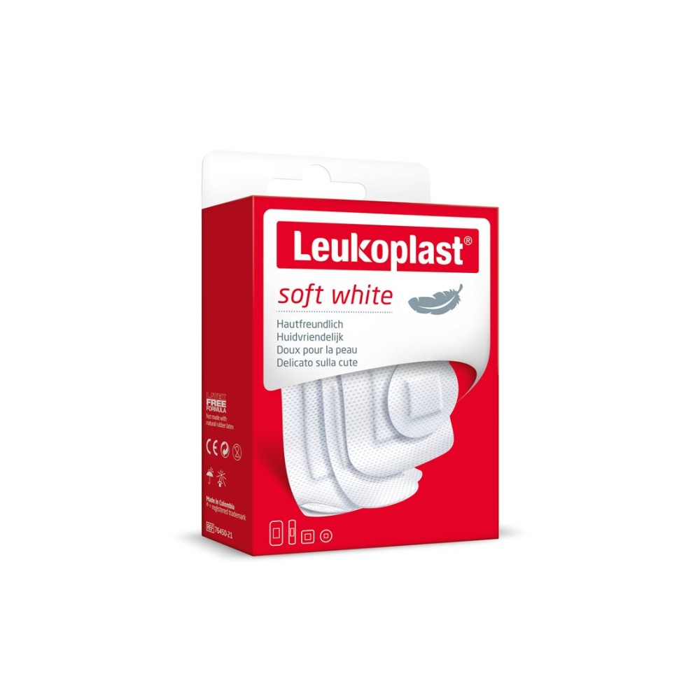 LEUKOPLAST soft white 4 tailles 30 pce