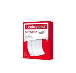 LEUKOPLAST soft white 4x10cm 5 pce