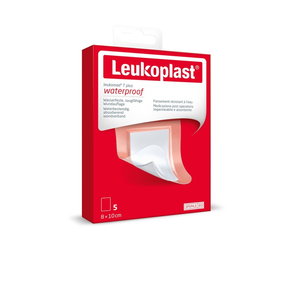 LEUKOPLAST Leukomed T+ 8x10cm stérile 5 pce