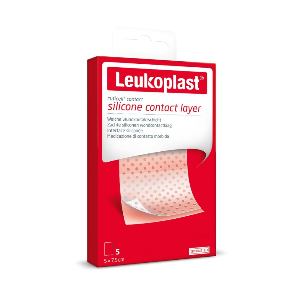 LEUKOPLAST Cuticell Contact 5x7.5cm 5 pce