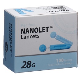 NANOLET Lancets 28G box 100 pce