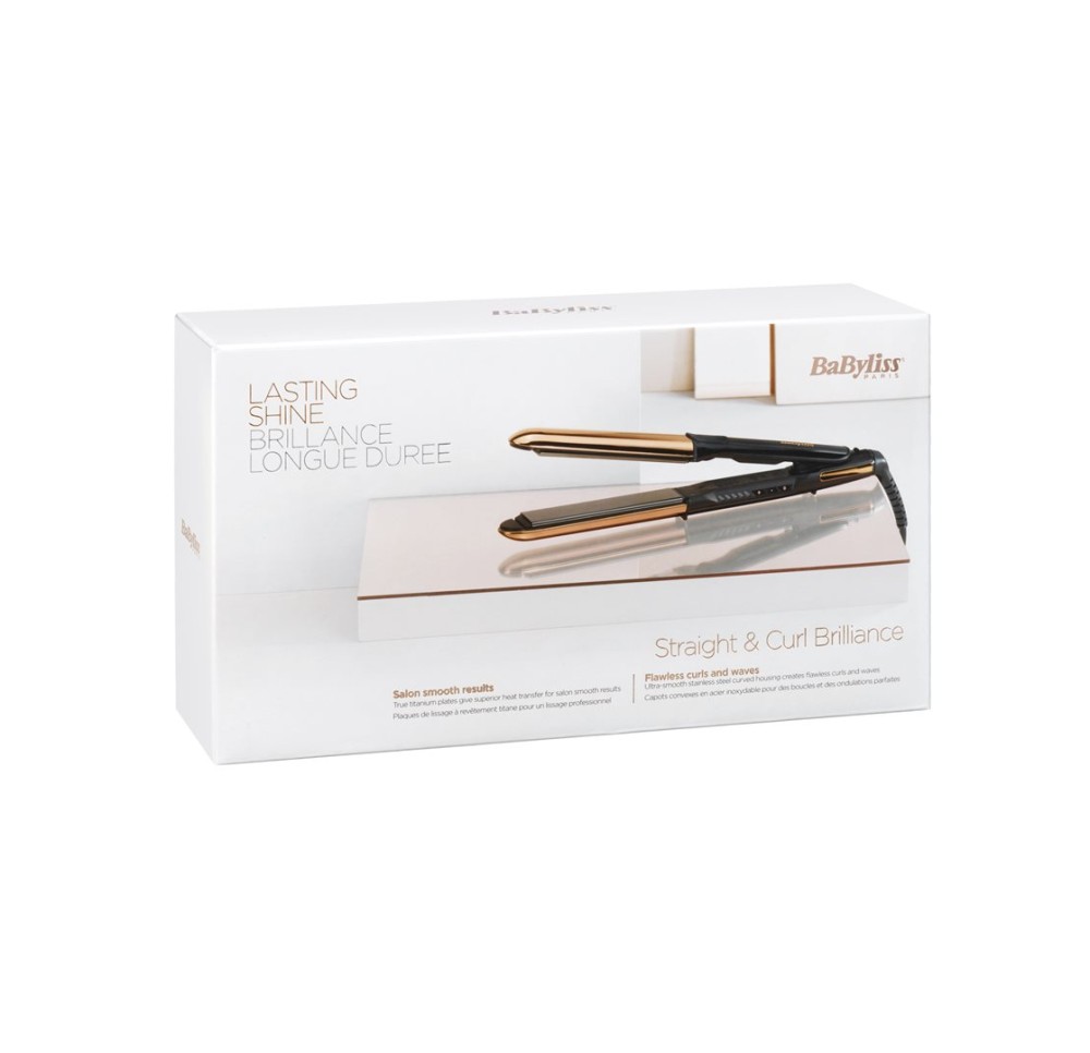 BABYLISS lisseur Straight & Curl Brilliance