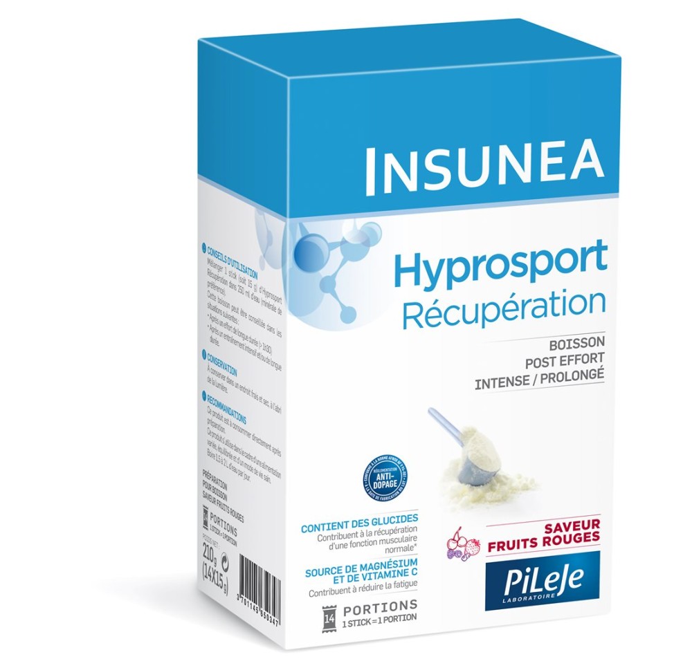 HYPROSPORT récupération pdr fruits rouges 14 pce HYPROSPORT récupération pdr fruits rouges 14 pce