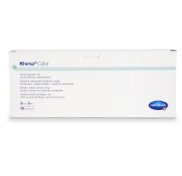 RHENA Color bandes élast 8cmx5m rouge ouv 10 pce
