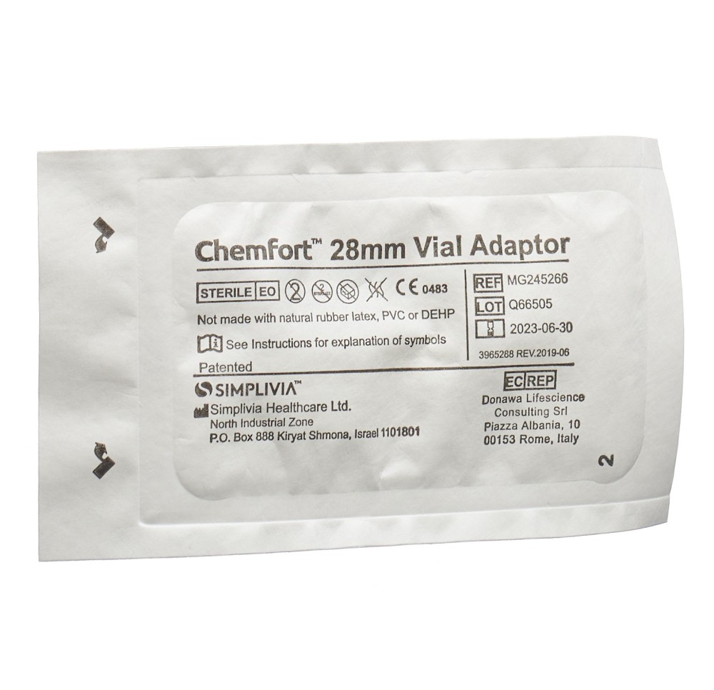 CHEMFORT Vial adaptateur 28mm 20 pce