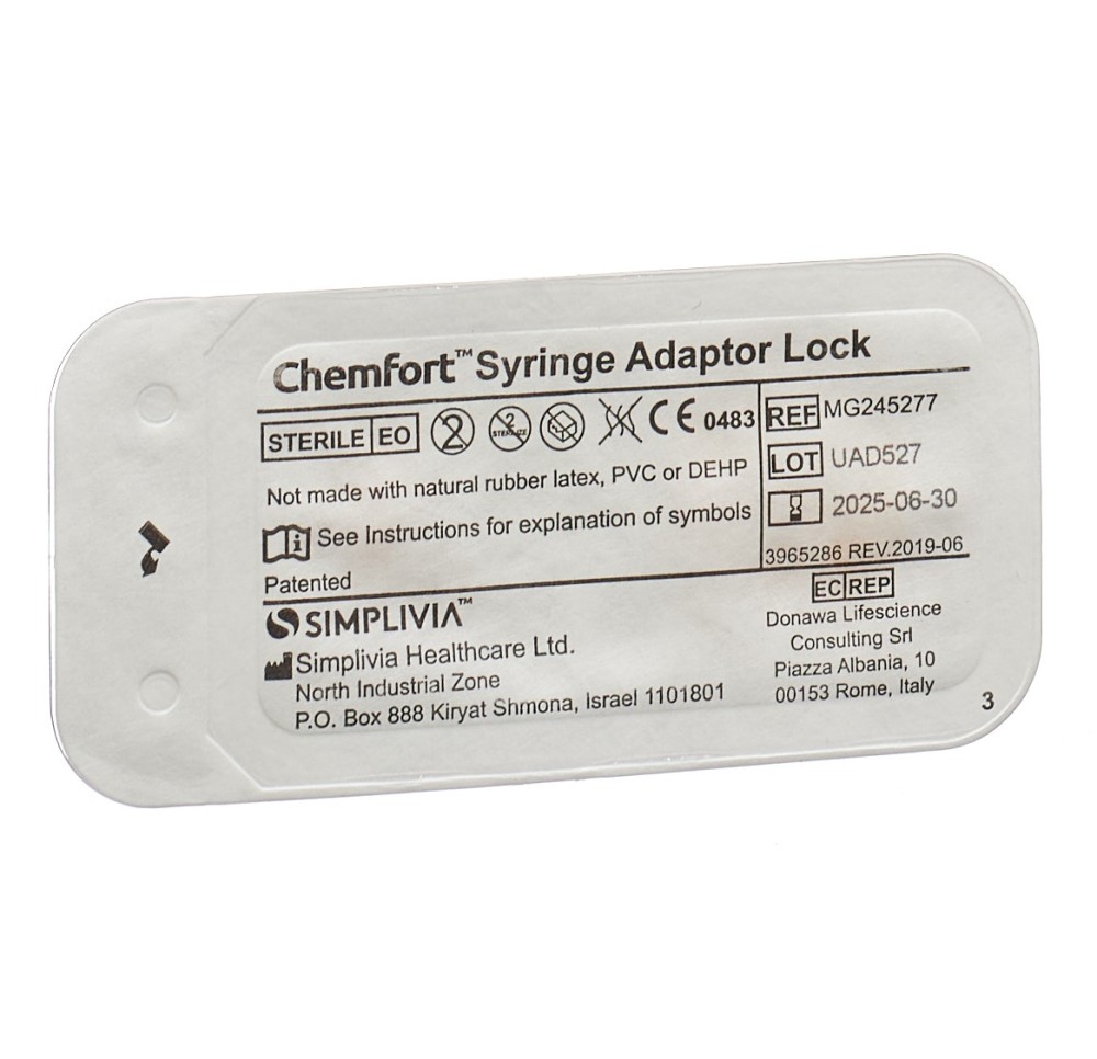 CHEMFORT adaptateur seringue verrouillé 50 pce