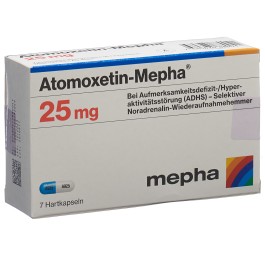 ATOMOXETIN Mepha caps 25 mg 7 pce