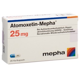 ATOMOXETIN Mepha caps 25 mg 28 pce