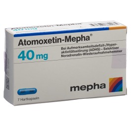 ATOMOXETIN Mepha caps 40 mg 7 pce