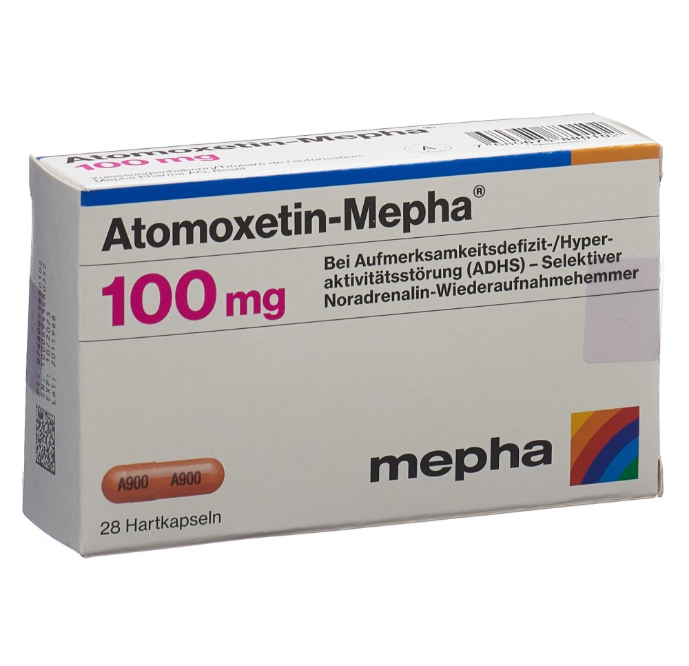 ATOMOXETIN Mepha caps 100 mg 28 pce