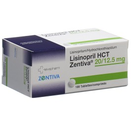 LISINOPRIL HCT Zentiva cpr 20/12.5 mg 100 pce