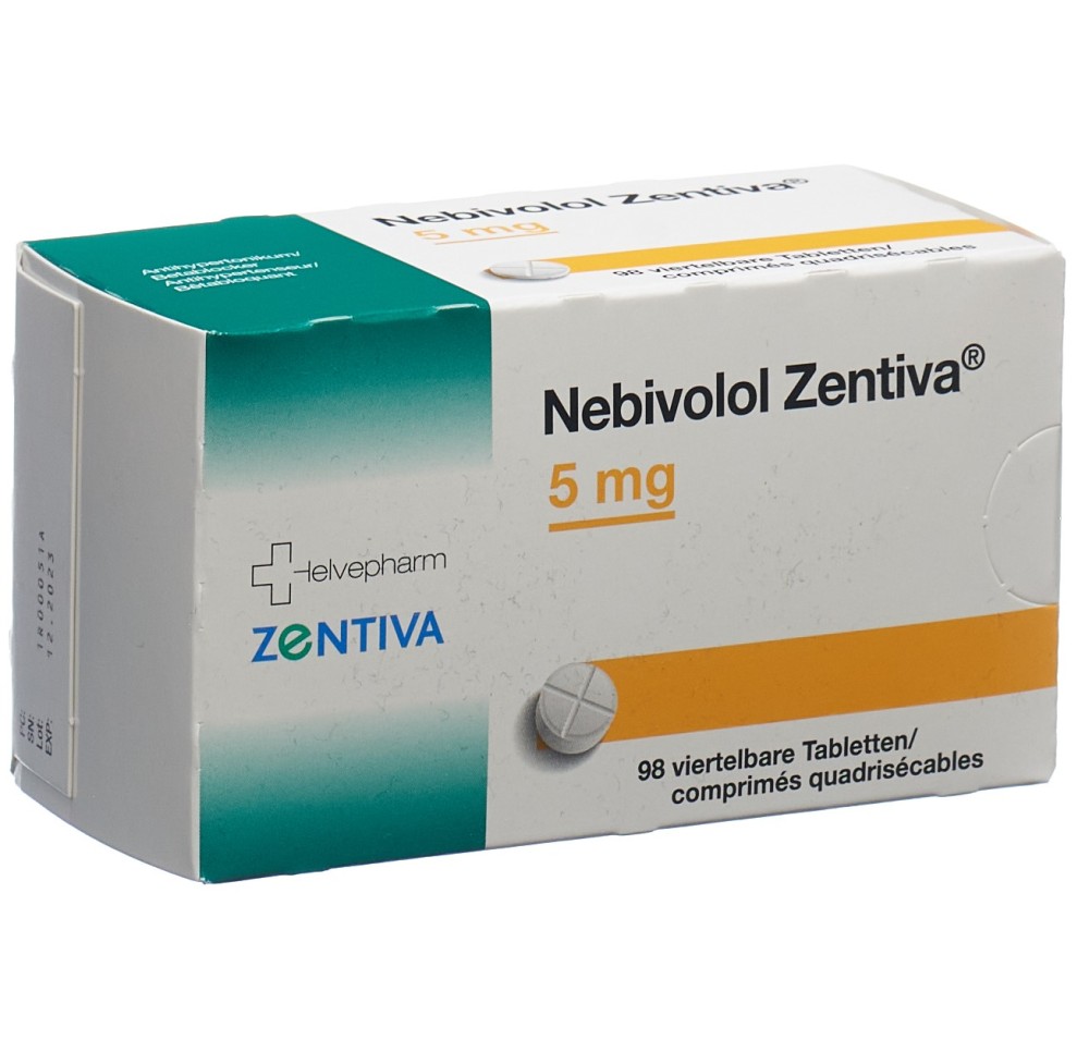 NEBIVOLOL Zentiva cpr 5 mg 98 pce NEBIVOLOL Zentiva cpr 5 mg 98 pce