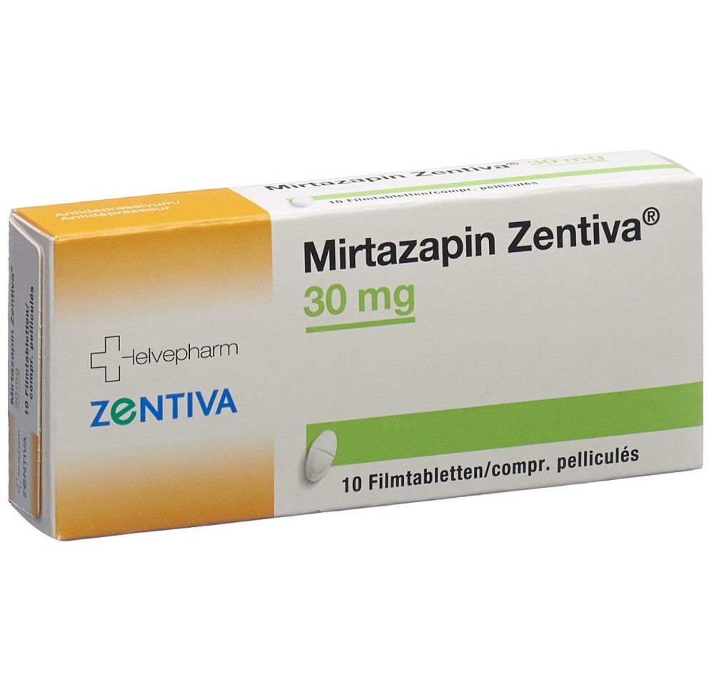 MIRTAZAPIN Zentiva cpr pell 30 mg 10 pce MIRTAZAPIN Zentiva cpr pell 30 mg 10 pce