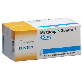 MIRTAZAPIN Zentiva cpr pell 45 mg 100 pce