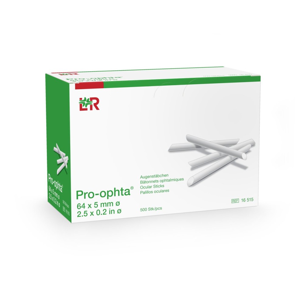 PRO-OPHTA bâtonnets blancs non stériles 500 pce PRO-OPHTA bâtonnets blancs non stériles 500 pce