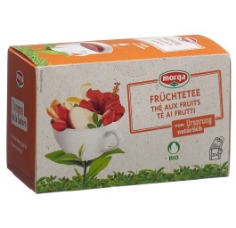 MORGA thé aux fruits a/p bio bourgeon sach 20 pce