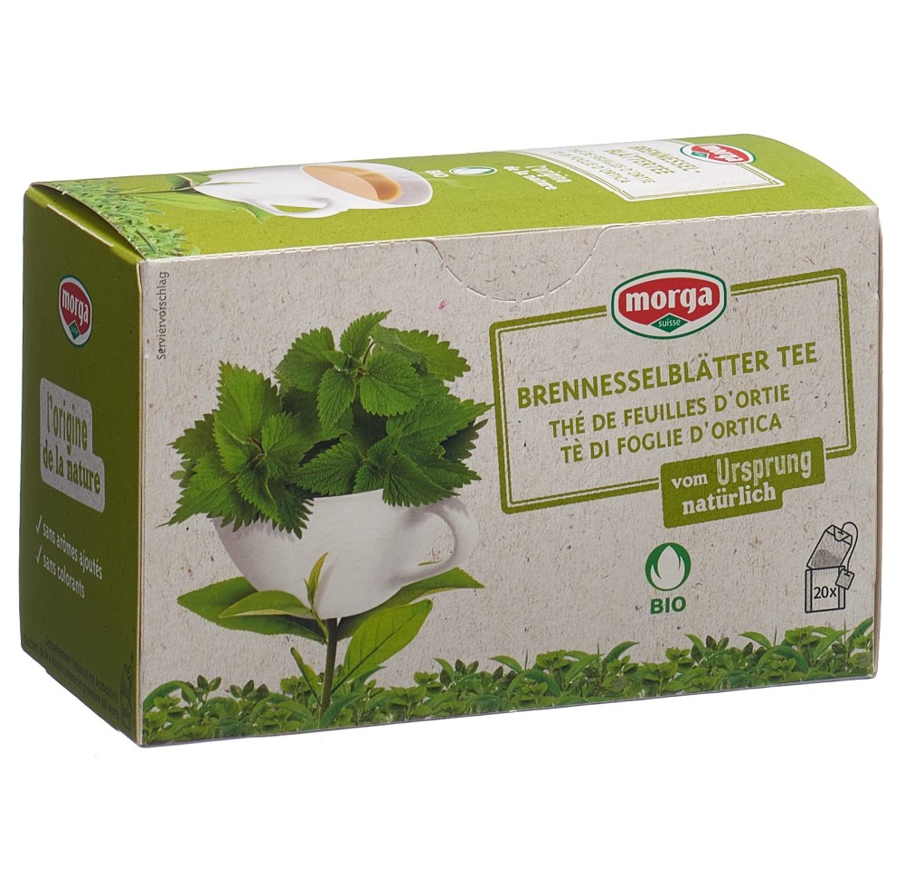 MORGA thé feuilles d'ortie a/p bio bourgeon 20 pce MORGA thé feuilles d'ortie a/p bio bourgeon 20 pce