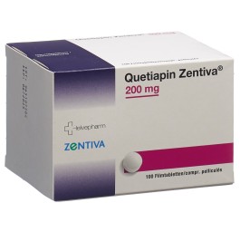 QUETIAPIN Zentiva cpr pell 200 mg 100 pce
