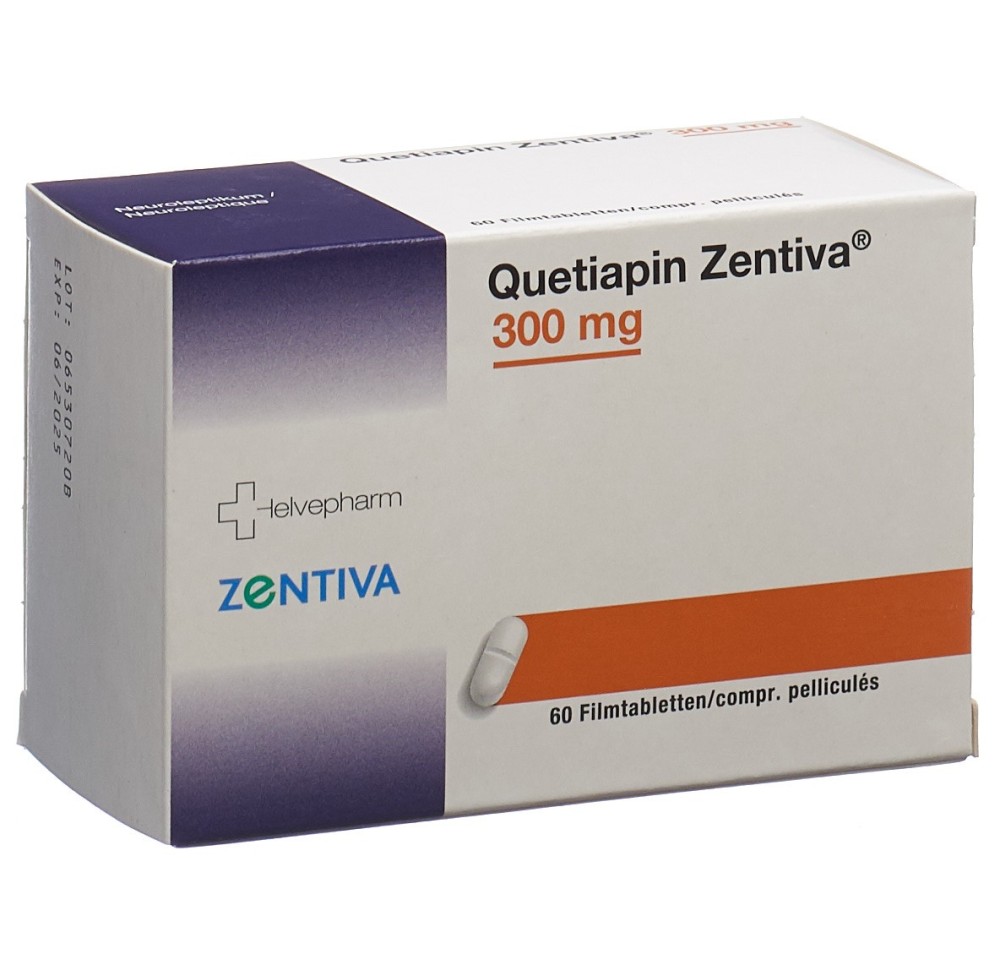 QUETIAPIN Zentiva cpr pell 300 mg 60 pce QUETIAPIN Zentiva cpr pell 300 mg 60 pce