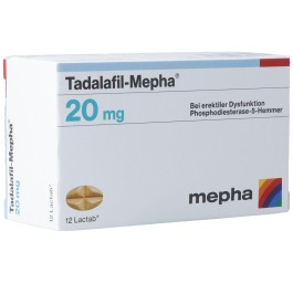 TADALAFIL Mepha cpr pell 20 mg 12 pce