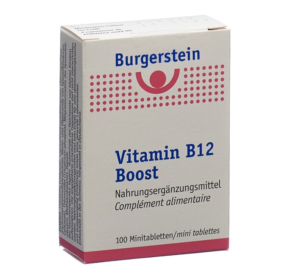 BURGERSTEIN Vitamin B12 Boost cpr mini 100 pce BURGERSTEIN Vitamin B12 Boost cpr mini 100 pce