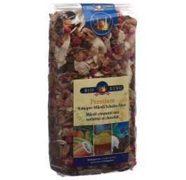 BIOKING premium muesli croqua nois choc bio 375 g