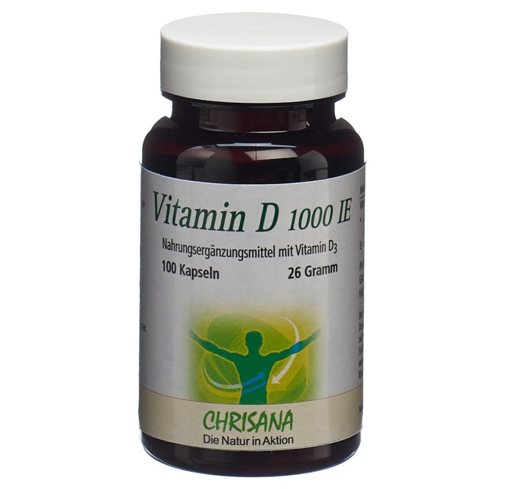 CHRISANA Vitamine D3 caps 1000 UI bte 100 pce CHRISANA Vitamine D3 caps 1000 UI bte 100 pce
