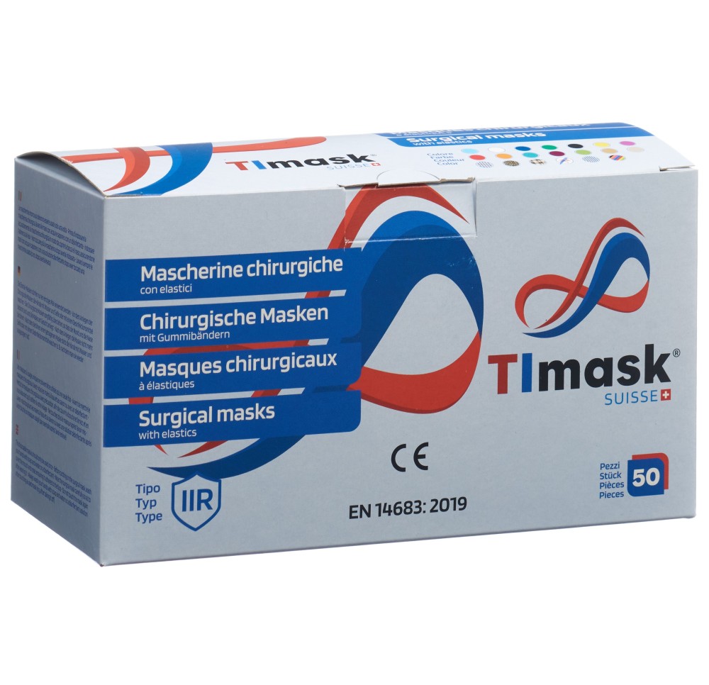 TIMASK Masque médical jet type IIR printem 50 pce