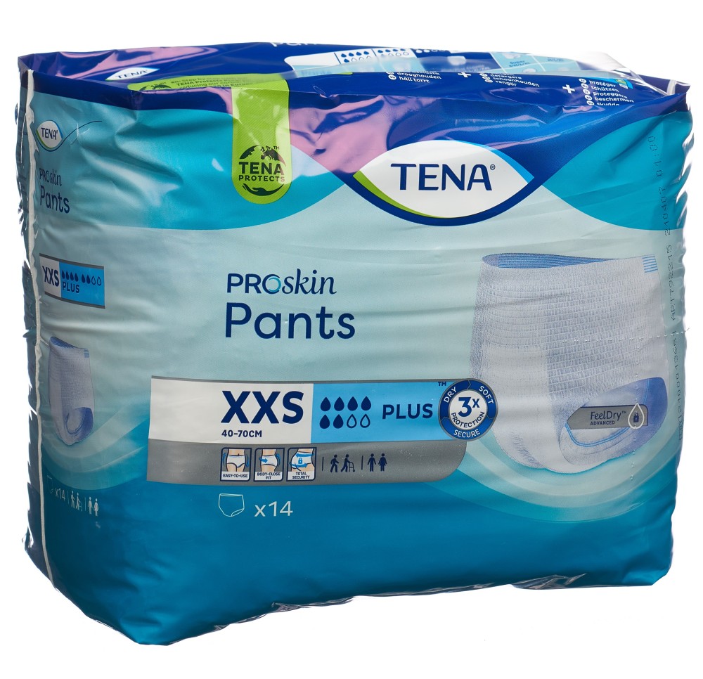 TENA Pants Plus XXS 14 pce