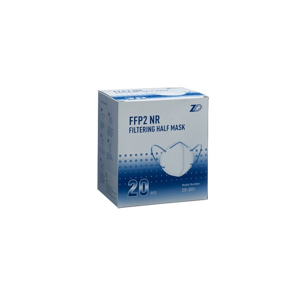 ZHENDE masque protection respirat FFP2 2 x 10 pce