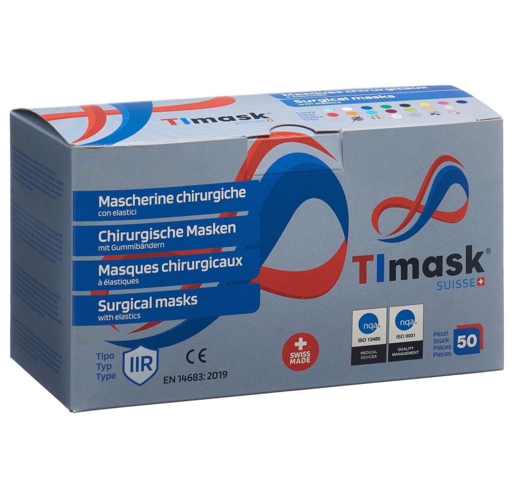 TIMASK Masque médical jet type IIR léopard 50 pce TIMASK Masque médical jet type IIR léopard 50 pce