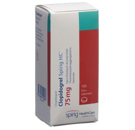 CLOPIDOGREL Spirig HC cpr pell 75 mg bte 100 pce