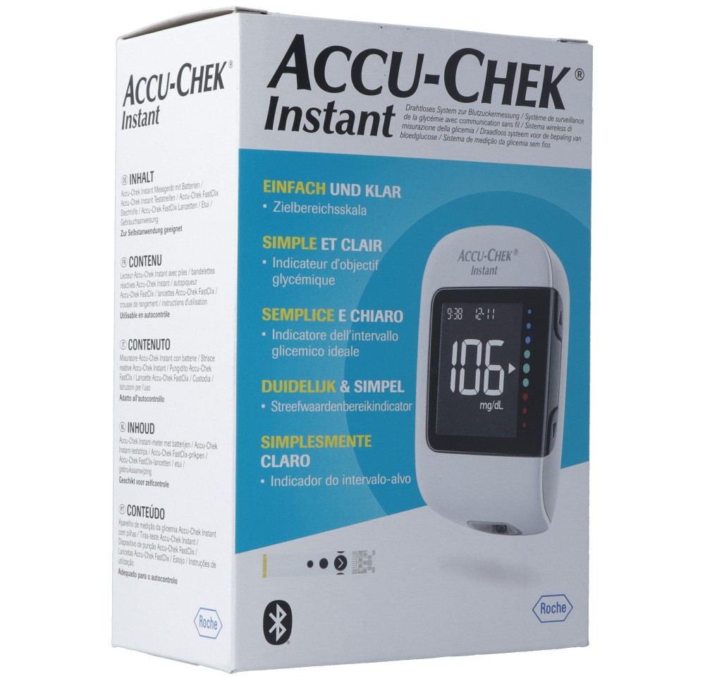 ACCU-CHEK Instant set mg/dl incl 1x10 tests