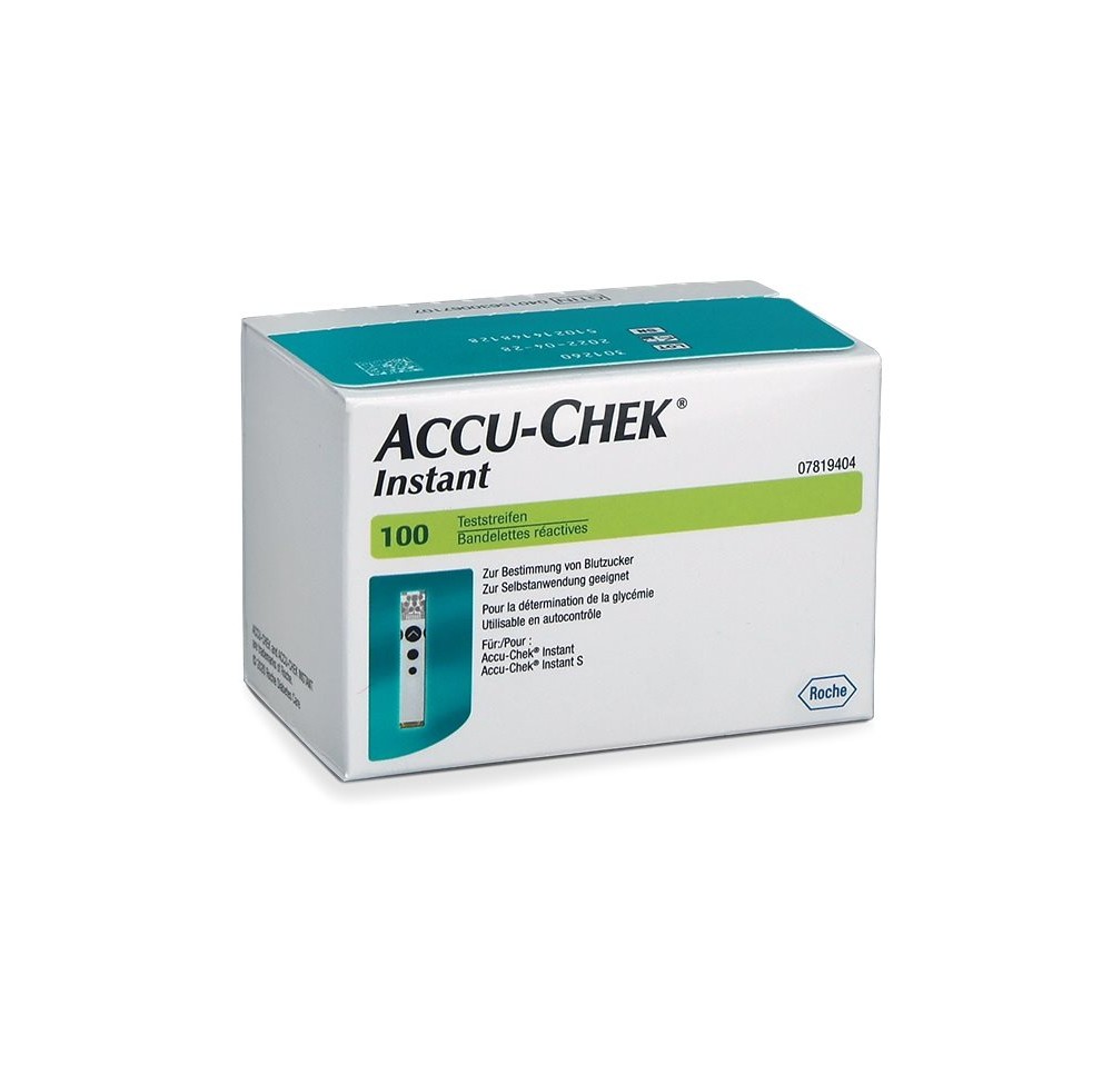 ACCU-CHEK Instant bandelettes 100 pce