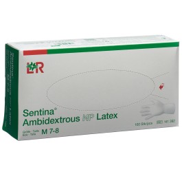 SENTINA gants M latex 100 pce