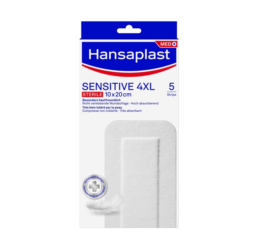 HANSAPLAST Sensitive Strips 4XL 5 pce HANSAPLAST Sensitive Strips 4XL 5 pce