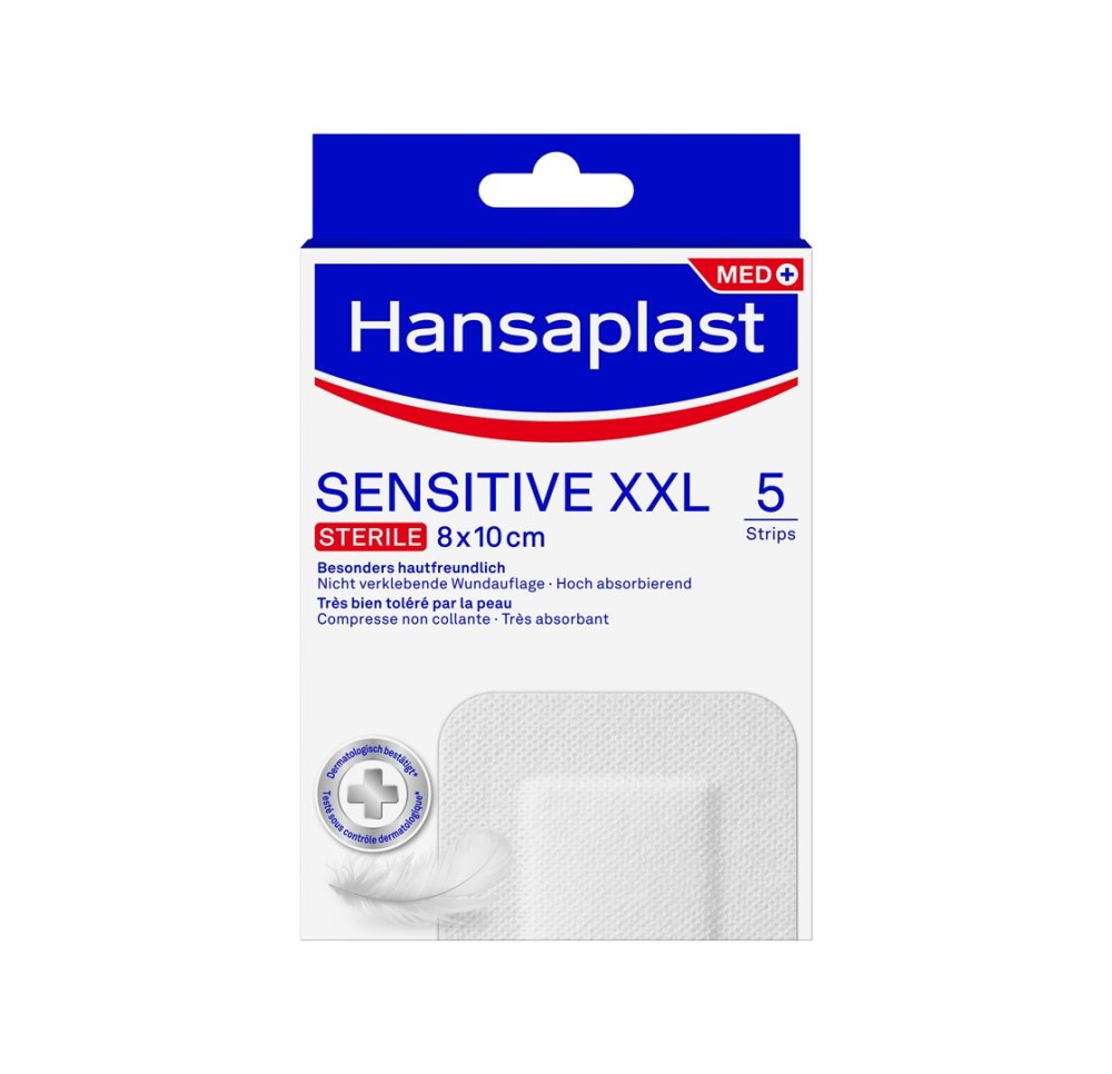 HANSAPLAST Sensitive Strips XXL (nouveau) 5 pce HANSAPLAST Sensitive Strips XXL (nouveau) 5 pce