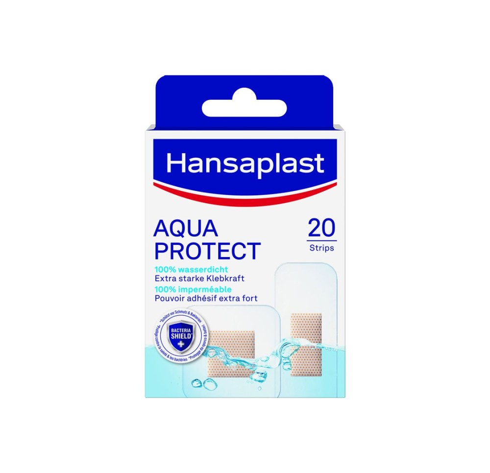 HANSAPLAST Aqua Protect Strips (nouveau) 20 pce HANSAPLAST Aqua Protect Strips (nouveau) 20 pce