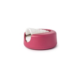 LASTROUND Disp disques démaquill réutil rouge 6pce