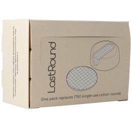 LASTROUND Disp disques démaquill réutil vert 6pce