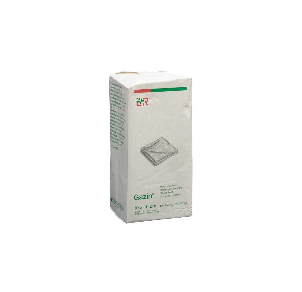 GAZIN compresses gaze 10x10cm 16p st 20 x 5 pce GAZIN compresses gaze 10x10cm 16p st 20 x 5 pce