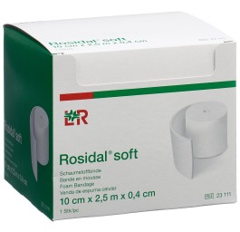 ROSIDAL soft bande mousse 2.5mx10cmx0.4cm
