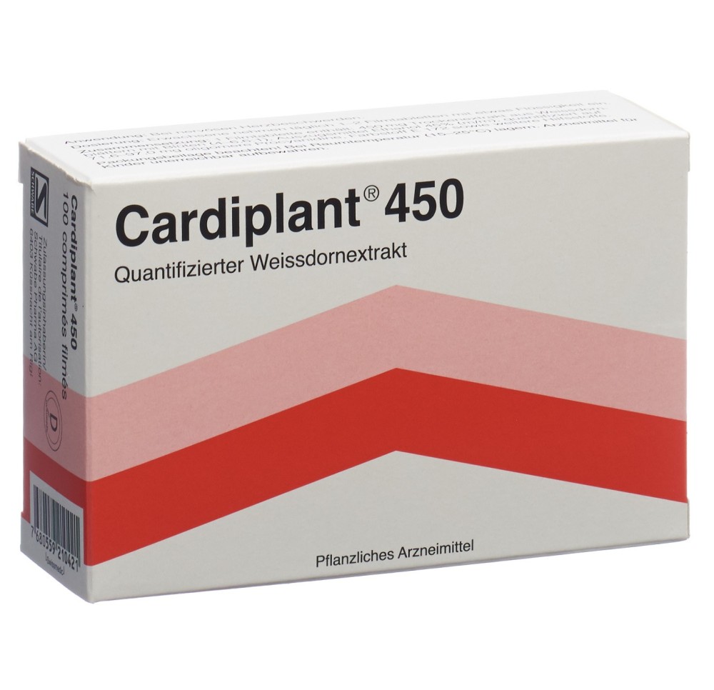 CARDIPLANT cpr pell 450 mg 100 pce CARDIPLANT cpr pell 450 mg 100 pce