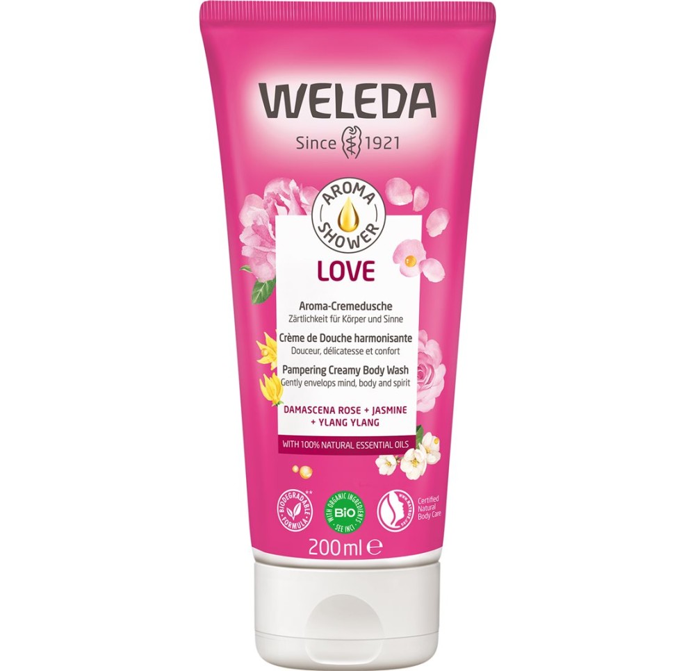 WELEDA aroma shower love tb 200 ml