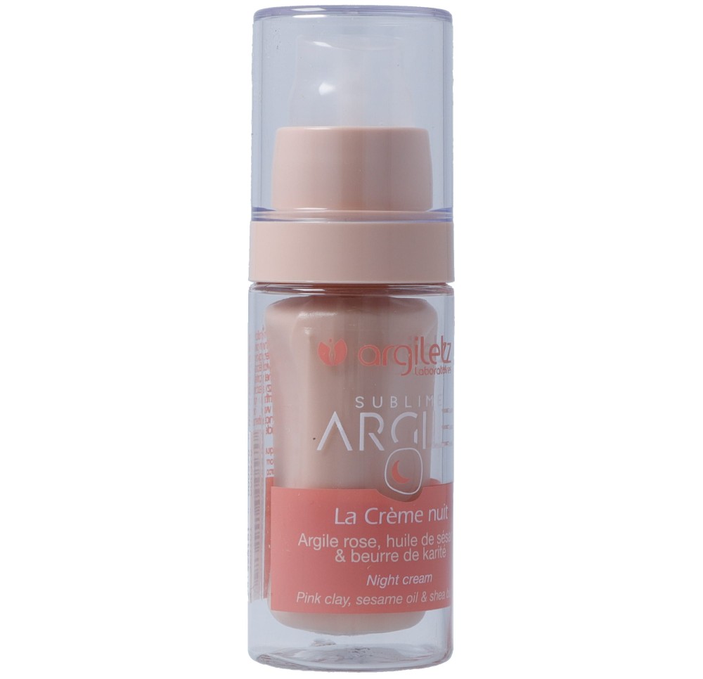 ARGILETZ argile rose crème de nuit fl 30 ml