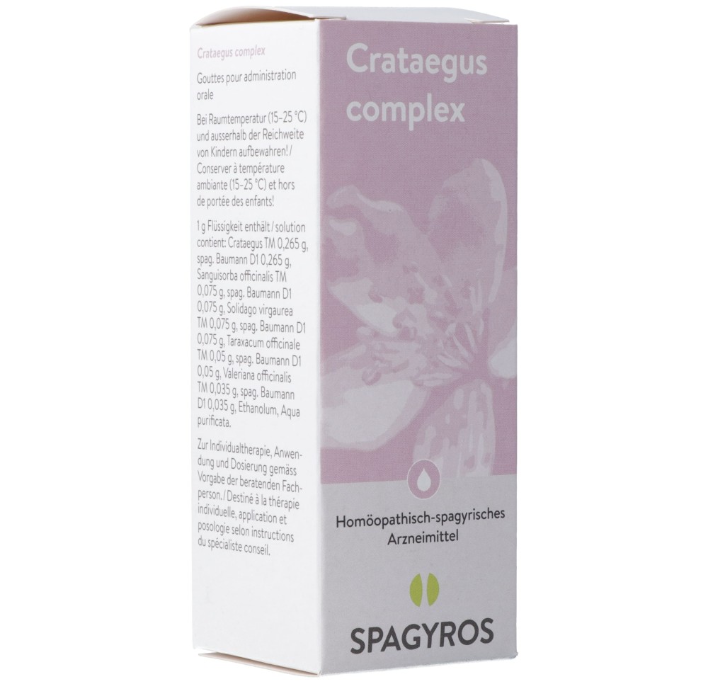 SPAGYROS crataegus complex teint mère 50 ml