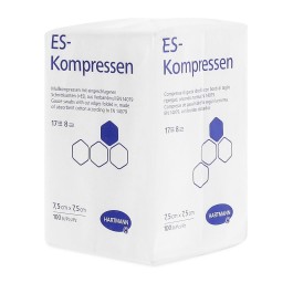 HARTMANN compresses ES 8couch 7.5x7.5cm 100 pce